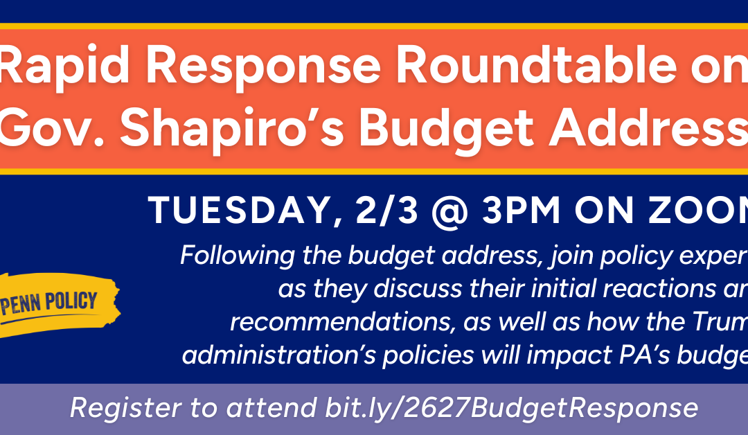 Post-PA Budget Address Response